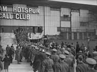 Servicemen At White Hart Lane
